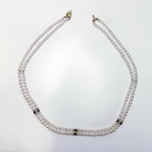 QVC Jewelry - QVC pearl, sapphire, diamond and 14k gold QVC Jewelry - QVC pearl, sapphire, diamond and 14k gold